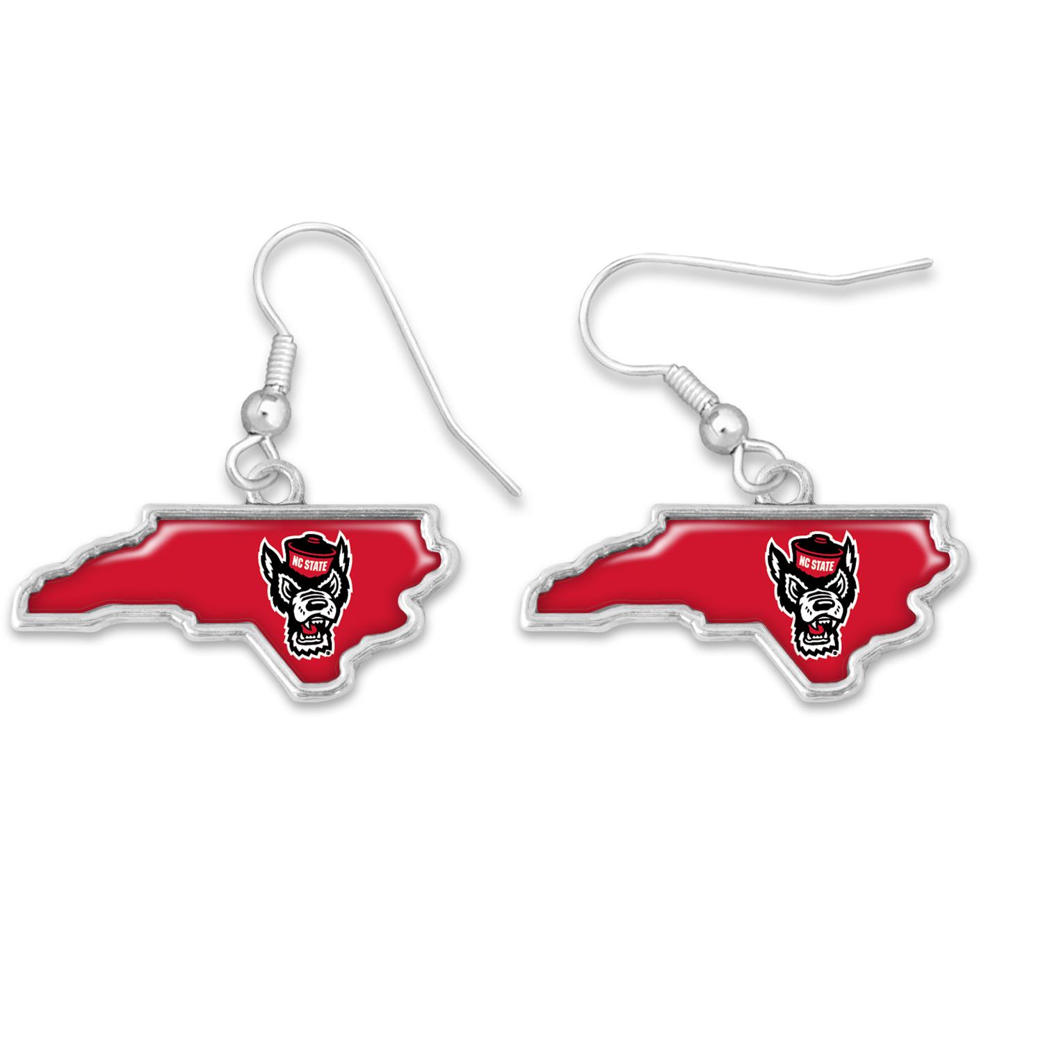 Sterling silver nc state outlet pendant / broach